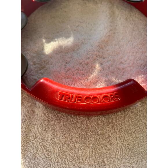RhythmTech True Colors Tambourine Red 8”- Preowned - Picture 2 of 3
